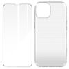 Carcasa Iphone 14 Plus Silicona Flexible Cristal Templado 9h Transparente