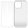 Carcasa Iphone 14 Pro Silicona Flexible Cristal Templado 9h Transparente