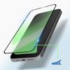 Protector Iphone 14 Pro Max Cristal Templado Transparente Contorno Negro