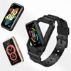 Correa Para Huawei Band 7, 6 Pro, 6 Y Honor Band 6 Silicona Bumper Negro