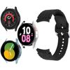 Correa Para Galaxy Watch 5 / 5 Pro / 4 Silicona Texturizada Diamante Negro