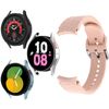 Correa Para Galaxy Watch 5 / 5 Pro / 4 Silicona Texturizada Diamante Rosa