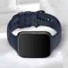 Correa Para Oppo Watch 3 Silicona Soft-touch Pulsera Con Agujeros Azul Oscuro