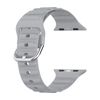 Correa Apple Watch 49mm, 45mm, 44mm, 42mm Silicona Ajustable Gris