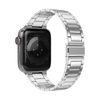 Correa Apple Watch 45mm Y 44mm Y 42mm Enlaces De Acero Inoxidable Plata