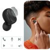 Auriculares Bluetooth 5.2 Con Estuche De Carga Autonomía 12h Sonido Nítido Negro