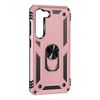 Funda Para Samsung Galaxy S23 Antigolpes Bimaterial Anillo Soporte Vídeo Rosa