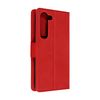 Funda Para Samsung Galaxy S23 Ultra-fina Doble Lengüeta Magnética Rojo