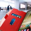 Funda Para Samsung Galaxy S23 Ultra-fina Doble Lengüeta Magnética Rojo