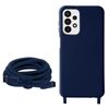 Carcasa Cordón Samsung A23 5g / M23 5g Semi Rígida Con Collar 80cm Azul