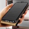 Funda Para Samsung Galaxy S23 Solapa Vertical Con Tarjetero Efecto Cuero Negro