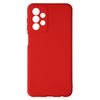 Carcasa Para Samsung A23 5g Silicona Mate Antihuellas Rojo
