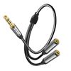 Adaptador Audio Splitter Jack 3.5mm Macho A 2x Jack 3.5mm Hembra Linq