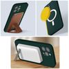 Funda Magsafe Para Iphone 13 Pro Max Mate Bordes Altos Verde Oscuro