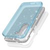 Carcasa Purpurina Para Samsung Galaxy S23 Desmontable Azul