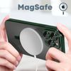 Funda Magsafe Para Iphone 13 Pro Protector De Silicona Para Cámara Borde Cromado