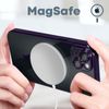 Funda Magsafe Para Iphone 14 Protector De Silicona Para Cámara Borde Cromado