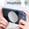 Funda Magsafe Para Iphone 14 Protector De Silicona Para Cámara Borde Cromado