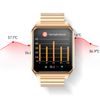 Reloj Conectado Rubicon Correa Dorado Tracker Bluetooth Y Notifications