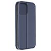 Funda Tarjetero Iphone 14 Pro Max Doble Lengüeta Magnética Azul Oscuro