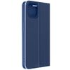 Funda Para Apple Iphone 14 Con Tarjetero Diseño Carbono Azul Y Plateado