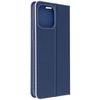 Funda Para Apple Iphone 14 Pro Max Con Tarjetero Diseño Carbono Azul Y Plateado