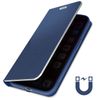 Funda Para Apple Iphone 14 Pro Max Con Tarjetero Diseño Carbono Azul Y Plateado