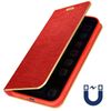 Funda Para Apple Iphone 14 Pro Max Tarjetero Y Soporte Vídeo Rojo / Dorado