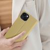 Funda Para Iphone 14 De Tela Tarjetero Vídeo Serie Sensitive Dorado