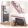 Carcasa Magsafe Para Samsung S23 Ultra Protección Cámara Transparente / Rosa