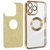 Funda Para Iphone 11 Pro Max Serie Protecam Spark Extraíble Glitter Dorado