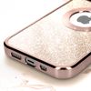 Funda Para Iphone 14 Serie Protecam Spark Extraíble Glitter Oro Rosa