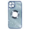 Funda Para Iphone 14 Serie Protecam Spark Extraíble Glitter Azul