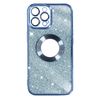 Funda Para Iphone 13 Pro Max Serie Protecam Spark Extraíble Glitter Azul