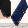 Carcasa Para Samsung Galaxy A34 5g Antigolpes Bimaterial Anillo Soporte Azul