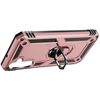 Funda Para Samsung Galaxy A24 Antigolpes Bimaterial Anillo Soporte Vídeo Rosa