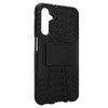 Carcasa Bimaterial Para Galaxy A24 Antigolpes Con Soporte Negro