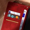 Funda Tarjetero Rojo Para Samsung Galaxy A25 En Polipiel, Soporte De Vídeo