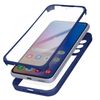 Carcasa Para Samsung Galaxy A34 5g Plexiglás Y Polímero Contorno Azul