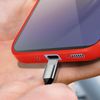 Carcasa Para Samsung Galaxy A54 5g Plexiglás Y Polímero Contorno Rojo