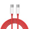 Cable Usb-c 6.5a [marca_producto] Original, Warp Charge 1m - Rojo