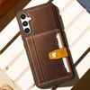 Funda Para Samsung Galaxy A34 5g Funda Versa Soporte Función Cartera Marrón