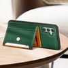 Funda Para Samsung Galaxy A34 5g Funda Versa Soporte Función Cartera Verde