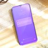 Funda Clear View Para Samsung Galaxy A34 5g Espejo Fina, Soporte Vídeo – Morado