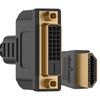 Adaptador De Vídeo Hdmi Macho A Dvi Hembra De 30cm, Full Hd 1080p