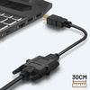 Adaptador De Vídeo Hdmi Macho A Dvi Hembra De 30cm, Full Hd 1080p