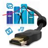 Cable Transmisión Audio/vídeo Hdmi Macho A Vga Macho De 15 Clavijas 1,8m Negro