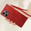 Funda Para Xiaomi Redmi 12 Clapet Tarjetero Soporte Vídeo Correa Rojo