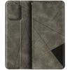 Funda Para Xiaomi Redmi 12 Monedero Prisma Patrón Colección Geo Gris Oscuro