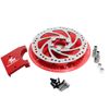 Disco De Freno Delantero 140mm En Llanta M365 Custom Monorim Md-500w Fb Rojo